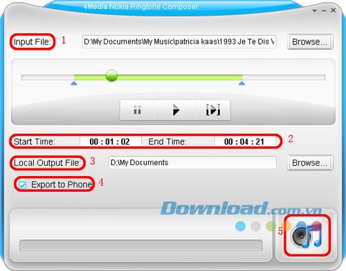 4Media Nokia Ringtone Composer