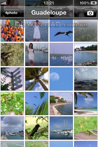 4shared photo- với ứng dụng này bạn có thể dễ dàng chụp ảnh bằng iPhone/iPad