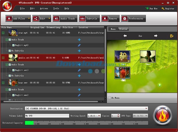 4Videosoft DVD Creator