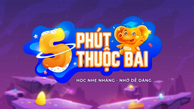 5 Phút Thuộc Bài - Ứng dụng hỗ trợ học tập, ghi nhớ dễ dàng