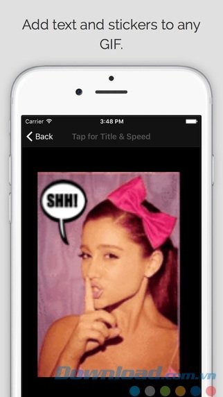 Trang trí ảnh GIF