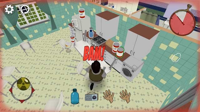 Đi khắp mọi nơi trong nhà để tìm kiếm những vật dụng hữu ích