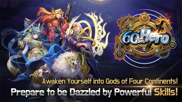 Game nhập vai phong cách idle vui nhộn - 60 Seconds Hero