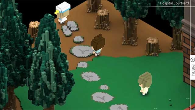 Di chuyển khắp nơi trong thị trấn và tương tác với mọi người để phát triển câu chuyện