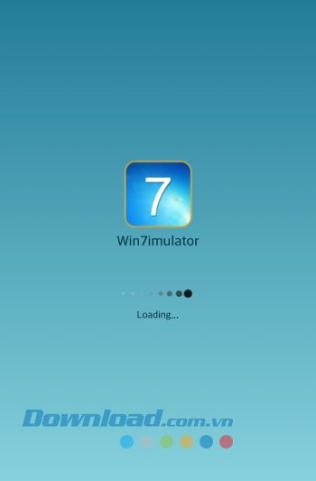 Giao diện khởi động của 7imulator