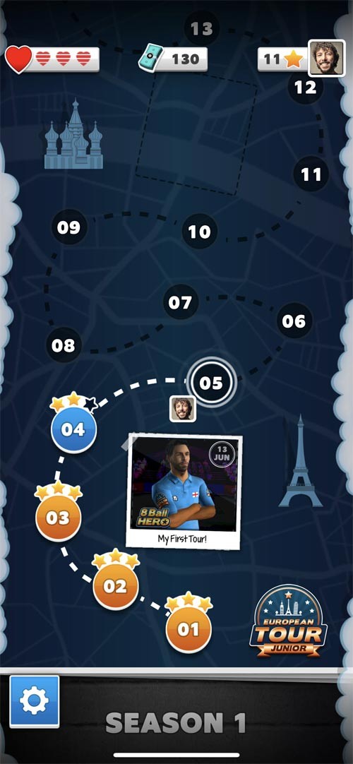 Cạnh tranh với người chơi khác trên toàn cầu