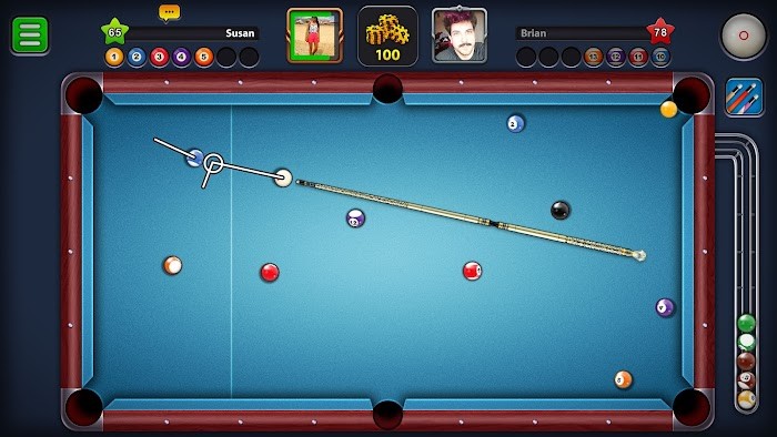 8 Ball Pool là một trò chơi bi-a 8 bóng đầy thử thách và gây nghiện