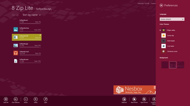 Các lựa chọn kiểu theme cho giao diện