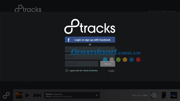 8tracks radio for Windows 8