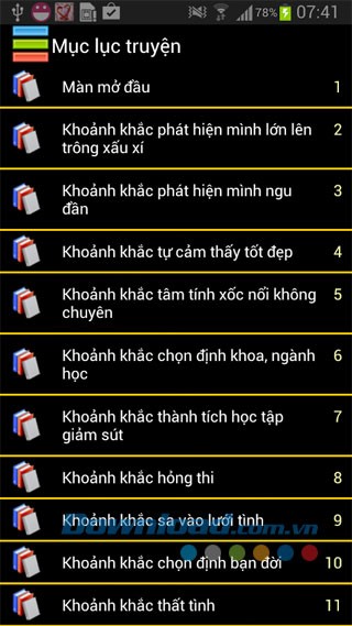 99 khoảnh khắc đời người cho Android