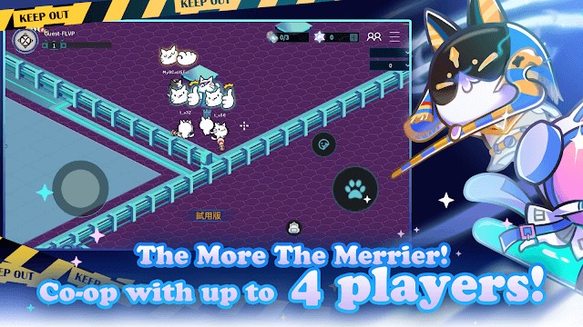 Hợp tác trong đội 4 người, liên nền tảng