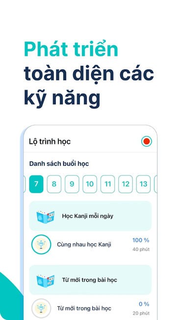 Phát triển toàn diện các kỹ năng
