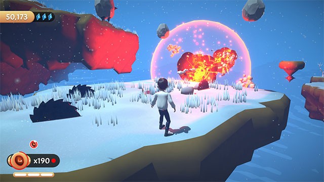 Vượt chướng ngại vật, phá hủy nó hoặc tạo con đường mới trong A Boy's Journey game