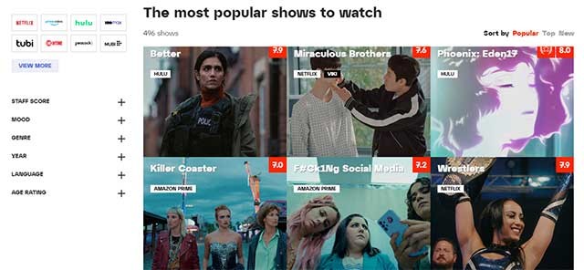 Rất nhiều “mọt phim” đã khám phá được nhiều bộ phim thú vị nhờ trang web này