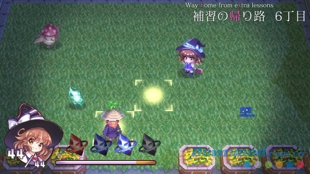 Chiến đấu quyết liệt với quái vật hung hãn xuất hiện trong game nhập vai A Magical High School Girl cho máy tính