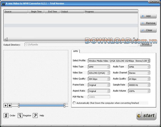 A-one Video to WMV Converter