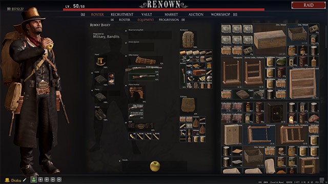 Tùy chỉnh nhân vật trong A Twisted Path to Renown với vũ khí, trang bị và hệ thống kinh tế phức tạp