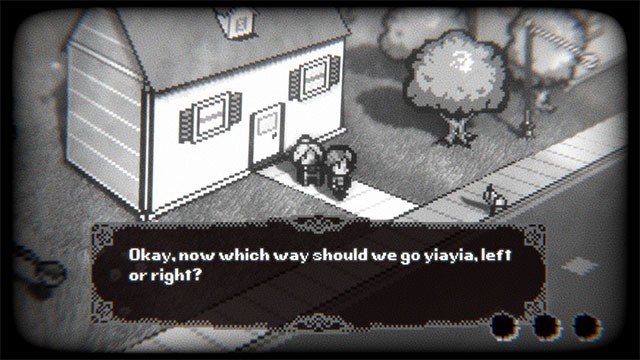 2 bà cháu sẽ kết nối với nhau thông qua những câu chuyện nhỏ và gần gũi trong A Walk With Yiayia game