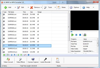 A1 WMV To MP4 Converter