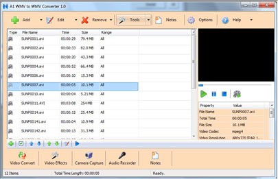 A1 WMV To WMV Converter