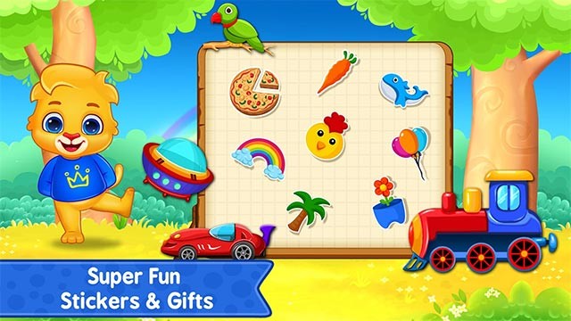 Nhận phần thưởng khi hoàn thành các mục tiêu trong ABC Kids app