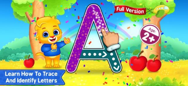 Bé tập tô chữ và nhận mặt chữ cái trong ABC Kids for iOS