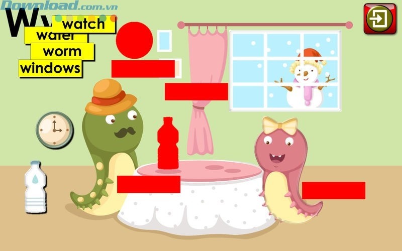 Các trò chơi ghép chữ với hình ảnh thú vị