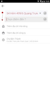 Chọn địa điểm