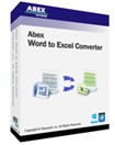 Abex Word to Excel Converter 3.2 - Chuyển đổi Word sang Excel