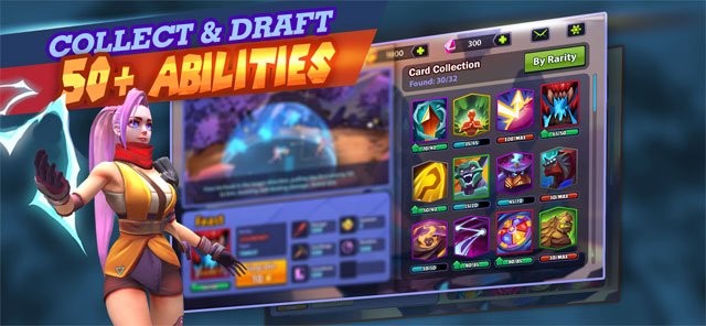 Ability Draft cho phép bạn thu thập và chế tạo hơn 50 kỹ năng