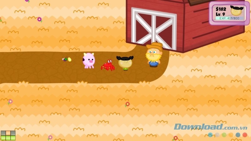 Giao diện chính của game nhập vai phiêu lưu Abomi Nation cho máy tính