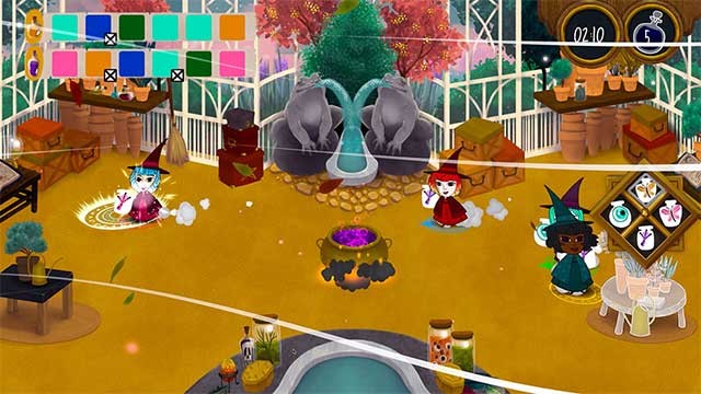 Thu thập nguyên liệu chính xác để tạo ra càng nhiều lọ thuốc ma thuật