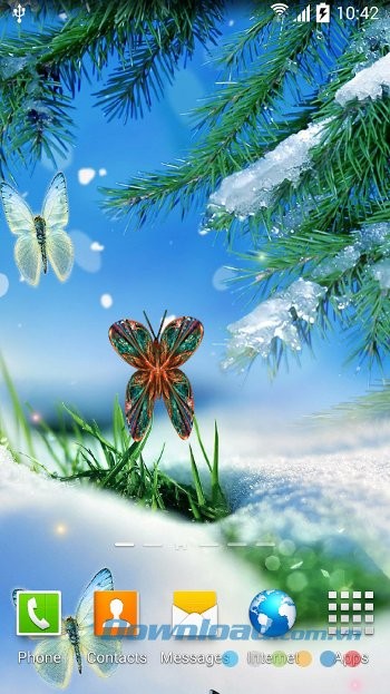 Hình nền bươm bướm của Abstract Butterflies Wallpaper