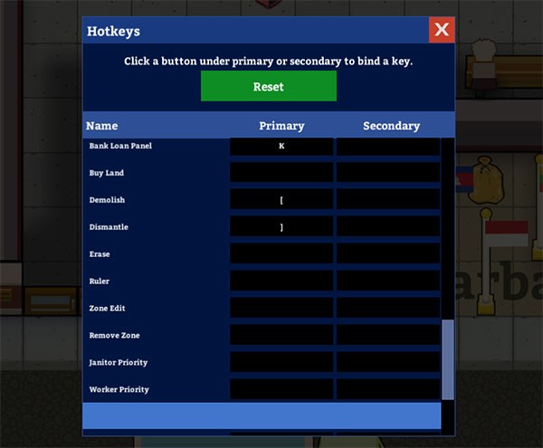 Game hỗ trợ loạt phím tắt mới để thực hiện các lệnh cơ bản