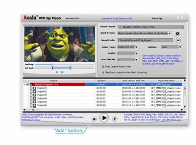 Acala DVD 3GP Ripper