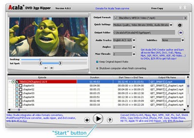 Acala DVD 3GP Ripper