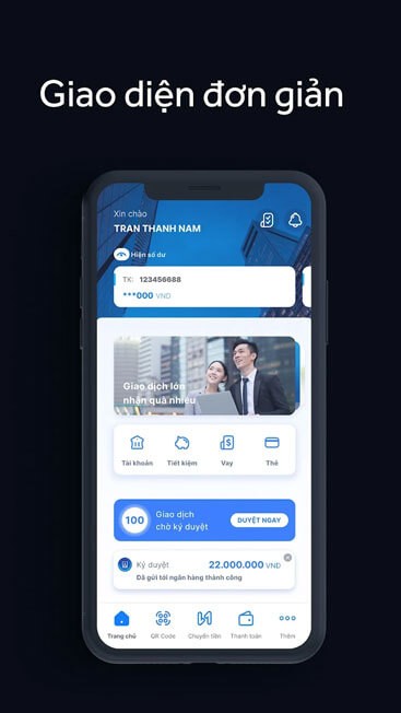 Giao diện đơn giản