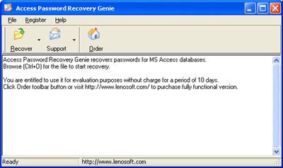 Access Password Recovery Genie