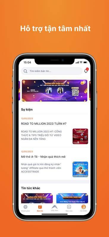 Hỗ trợ tận tâm