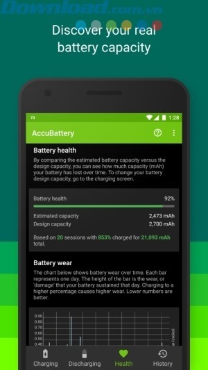 Kiểm tra độ chai pin