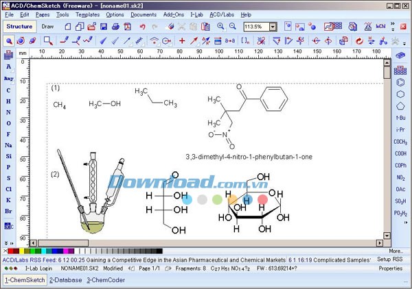 ACD/ChemSketch Freeware