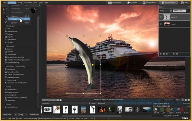 Nhiều công cụ sửa ảnh mới
