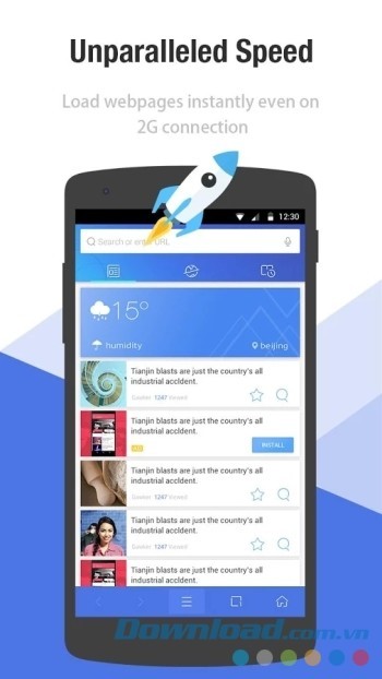 Trình duyệt web siêu tốc Ace Browser