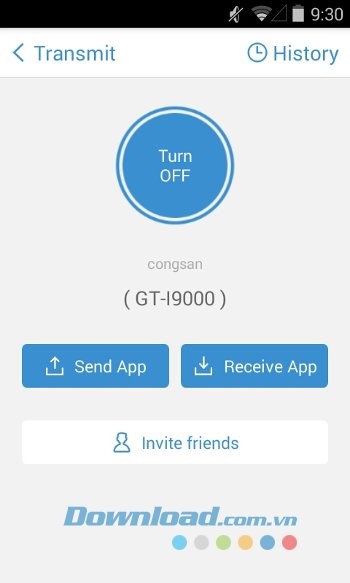 Chia sẻ ứng dụng với ACOS Launcher