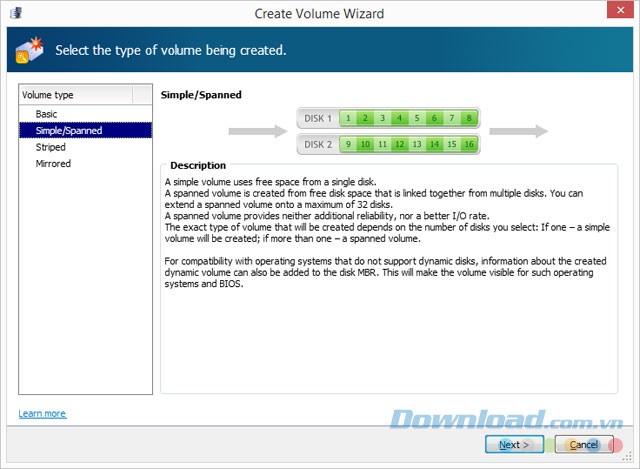 Quản lý dung lượng ổ đĩa