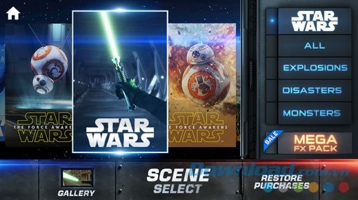 Gói hiệu ứng Star Wars