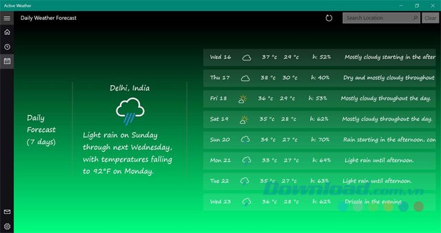 Dự báo thời tiết chính xác