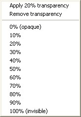 Điều chỉnh độ trong suốt của cửa sổ qua Actual Transparent Window
