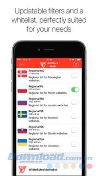 Sử dụng các bộ lọc