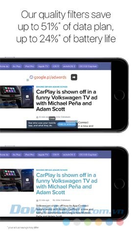 Tiết kiệm dữ liệu di động và pin